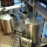 1000L 2 of 3 Vessel Brewhouse Commercial Gebruikte Beer productieapparatuur