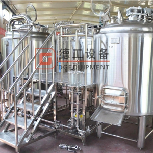 1000L ambachtelijk roestvrijstalen bierbrouwhuis met 3 vaten toegepast op bierpubbrouwerij